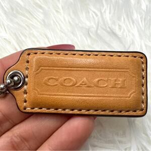 2" COACH Fob Bag Charm Hang tag Hangtag